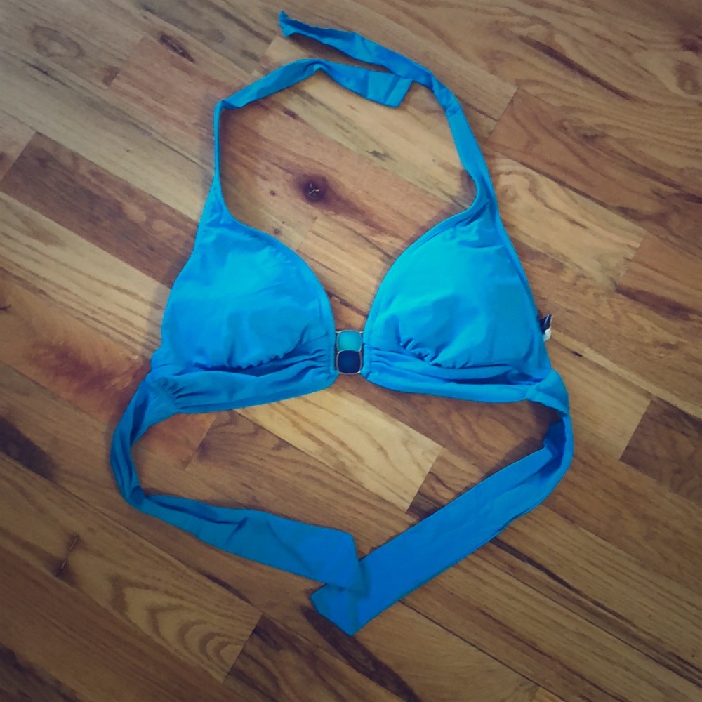 Blue Bikini Top